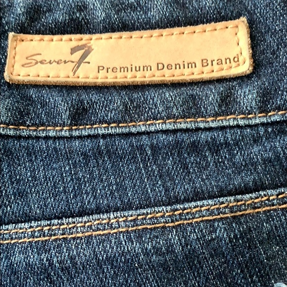 Seven 7 bell bottom vintage jeans - Picture 2 of 6